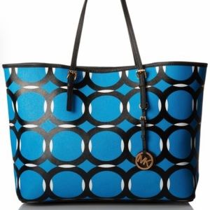 Gorgeous leather large Michael Kors Art Deco Tote Bag- great condition!
